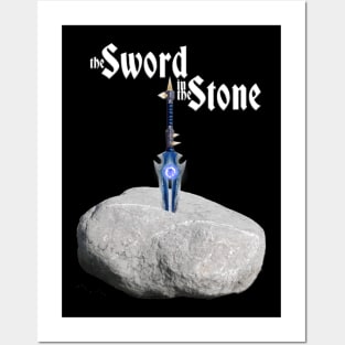 The Sword In The Stone - Thunderfury - WoW Classic - White Writing Posters and Art